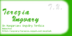 terezia ungvary business card